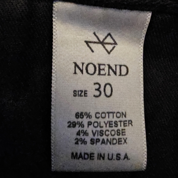 NOEND High Rise Skinny Black Stretch Jeans Size 30 - Picture 4 of 11